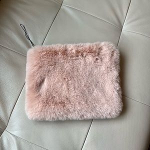 2 for $10 Pink Faux Fur Pouch